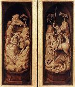 WEYDEN, Rogier van der Sforza Triptych Germany oil painting artist